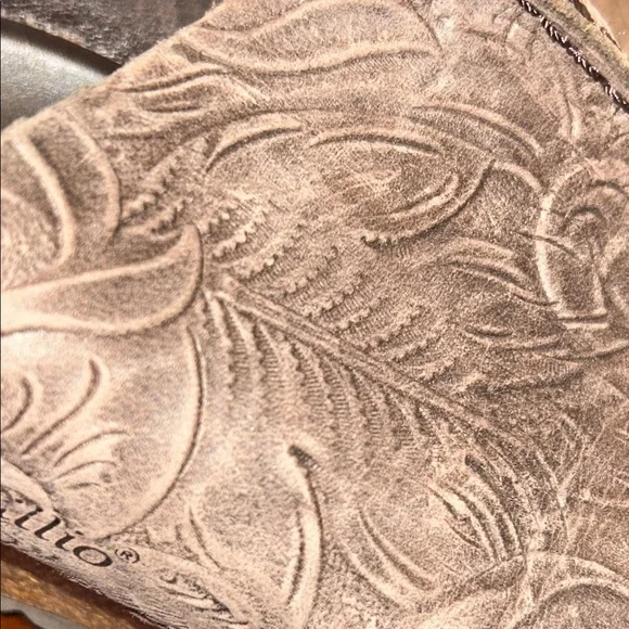 Papillio by Birkenstock Brown Embossed Slip-On Shoes size 7 - Picture 8 of 13